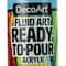12 Pack: DecoArt® Fluid Art Ready-To-Pour Acrylic™ Paint, 8oz.